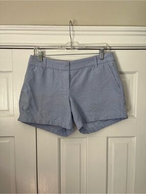 J.Crew Cotton Shorts Light Blue Size 8